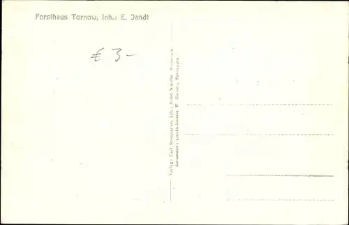 Ak Tornow Neuruppin in Brandenburg, Forsthaus