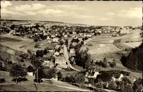 Ak Seiffen im Erzgebirge, Panorama, von der Friedenshöhe aus gesehen