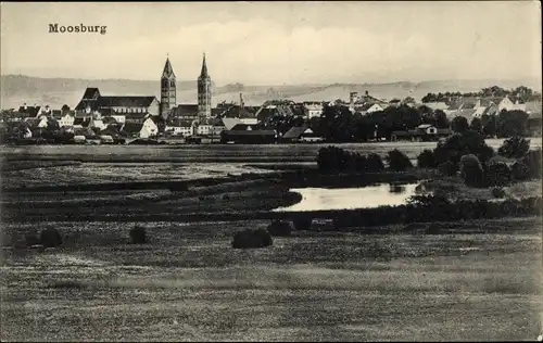 Ak Moosburg an der Isar, Ortsansicht