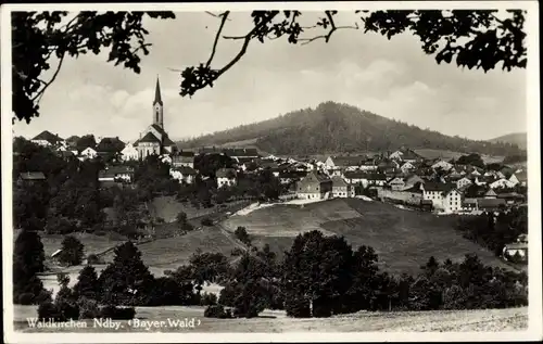 Ak Waldkirchen am Goldenen Steig Niederbayern, Panorama