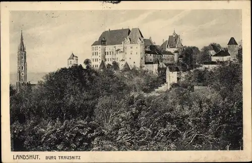 Ak Landshut in Niederbayern, Burg Trausnitz, Kirche