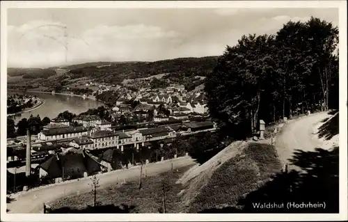 Ak Waldshut Tiengen am Hochrhein, Ortsansicht