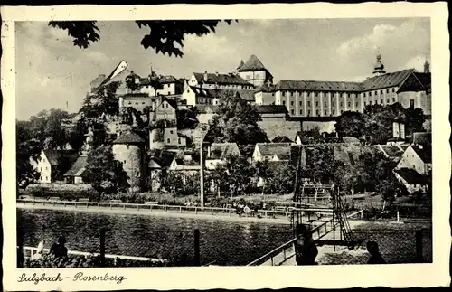 Ak Sulzbach Rosenberg Fränkische Alb Oberpfalz, Kirche, Schwimmbad, Schloss