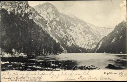 Ak Salzkammergut Oberösterreich, Toplitzsee