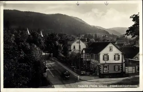 Ak Tabarz im Thüringer Wald, Zimmerbergstraße