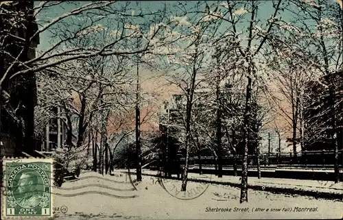 Ak Montreal Quebec Kanada, Sherbrooke Street