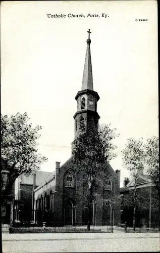 Ak Paris Kentucky USA, Katholische Kirche