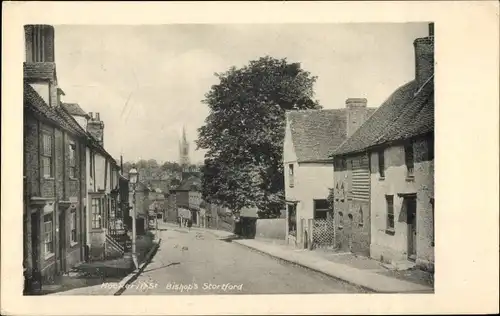 Ak Bishops Stortford Ostengland, Straßenansicht