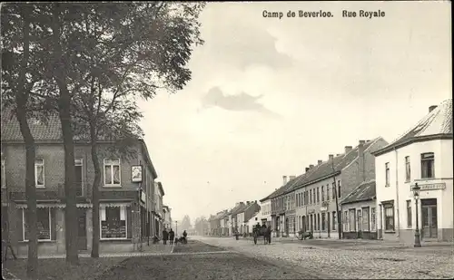 Ak Beverloo Beverlo Beringen Flandern Limburg, Rue Royale