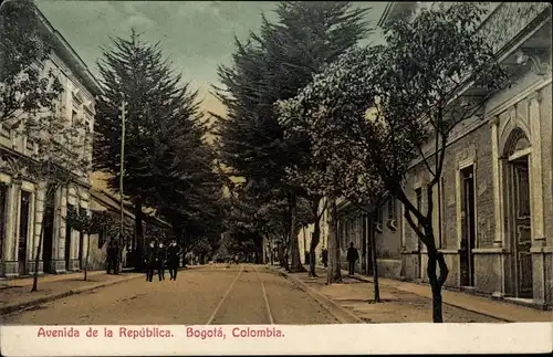Ak Bogotá Kolumbien, Avenida de la Republica