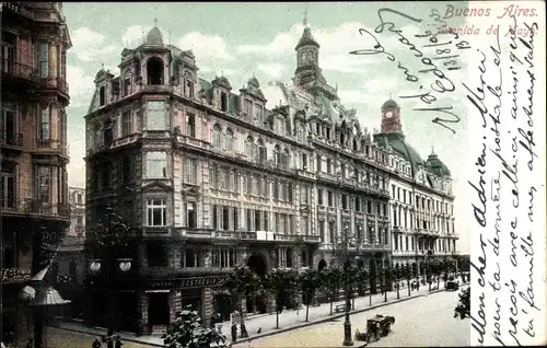 Ak Buenos Aires Argentinien, Avenida de Mayo