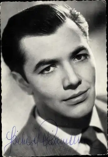 Ak Schauspieler Gerhard Riedmann, Portrait, Autogramm