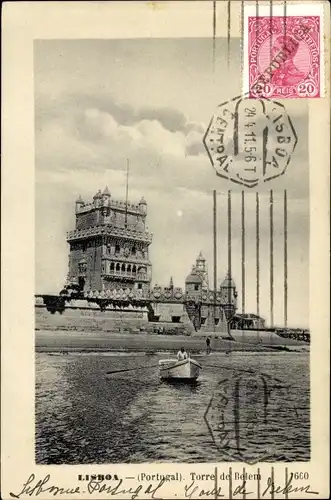 Ak Lisboa Lissabon Portugal, Torre de Belem