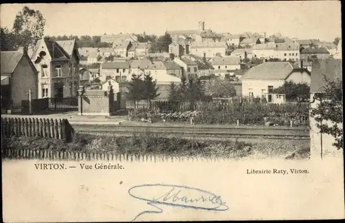 Ak Virton Wallonien Luxemburg, Gesamtansicht