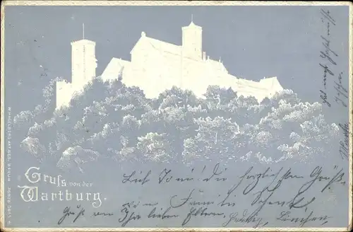 Ak Lutherstadt Eisenach in Thüringen, Wartburg