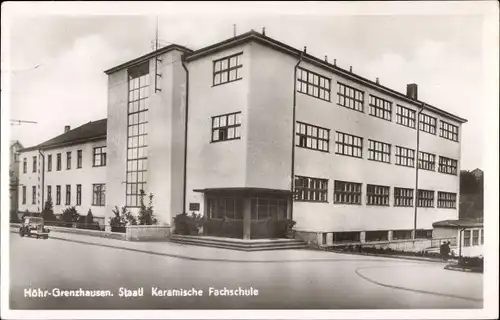 Ak Höhr Grenzhausen im Westerwald, Keramische Fachschule