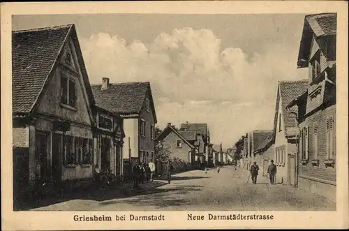 Ak Griesheim in Hessen, Neue Darmstädter Straße