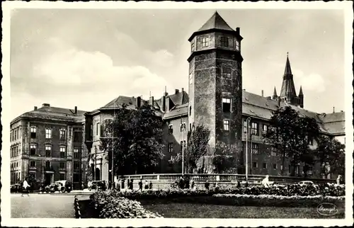 Ak Kaliningrad Königsberg Ostpreußen, Schloss vom Münzplatz