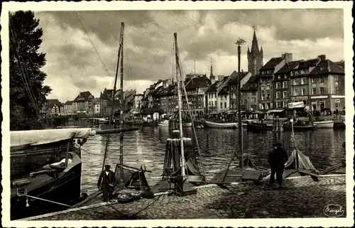 Ak Kaliningrad Königsberg Ostpreußen, Pregelpartie, Fischmarkt