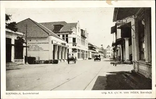 Ak Soerabaja Surabaya Java Indonesisch, Societeitstraat