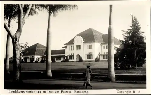 Ak Bandung Bandung Java Indonesian, Landskoepok-Einrichtung und Pasteur-Institut