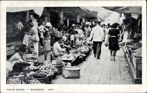 Ak Bandung Bandung Java Indonesien, Pasar Baroe