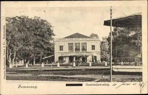 Ak Semarang Java Indonesien, Haus des Generals
