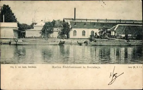 Ak Surabaya Surabaya Java Indonesien, Marineeinrichtung