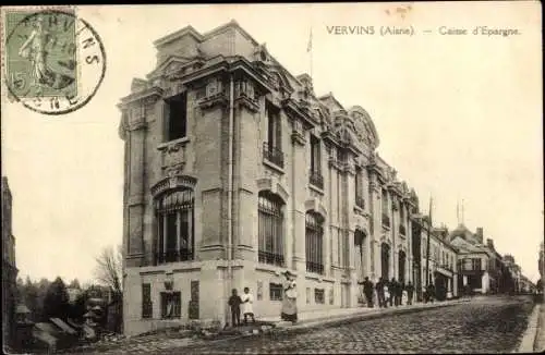 Ak Vervins Aisne, Caisse d'Epargne