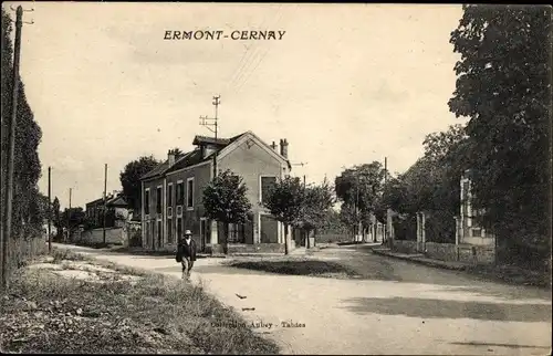 Ak Cernay Ermont Val d’Oise, Straßenpartie