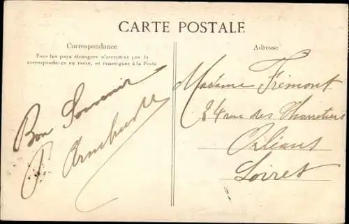 Ak Fécamp Seine Maritime, schweres Wetter