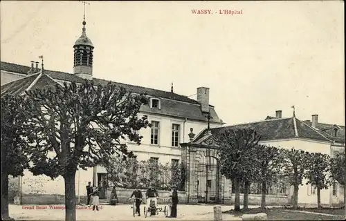 Ak Wassy Haute-Marne, Krankenhaus