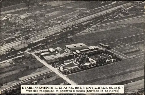 Ak Brétigny sur Orge Essonne, Establishments L. Klausel