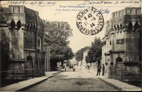 Ak Toul Meurthe et Moselle, Porte Moselle