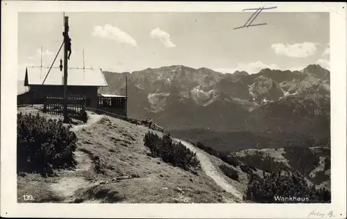 Ak Garmisch Partenkirchen in Oberbayern, Wankhaus