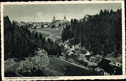 Ak Freudenstadt im Schwarzwald, Gesamtansicht, Christofstal