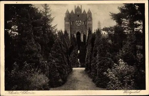 Ak Chorin in der Mark, Kloster Chorin, Westgiebel