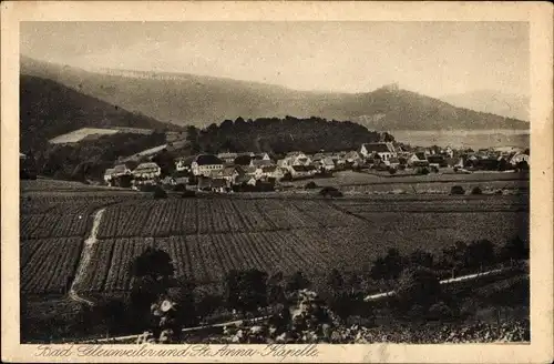 Ak Bad Gleisweiler, Gesamtansicht, St. Anna-Kapelle