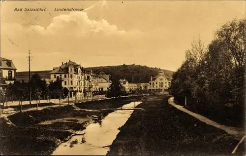 Ak Bad Salzschlirf in Hessen, Lindenstraße