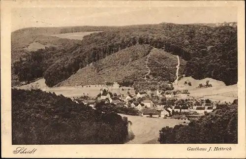 Ak Scheidt Saarbrücken im Saarland, Gesamtansicht