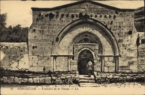Ak Jerusalem Israel, Grab der Jungfrau