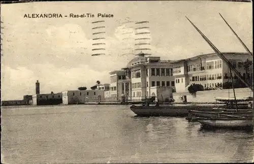 Ak Alexandria Ägypten, Ras El Tine Palace, Ras el-Tin Palace