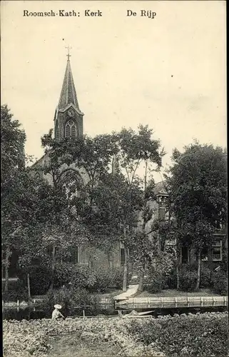 Ak De Rijp De Ryp Nordholland Niederlande, Roomsch Kath. Kirche