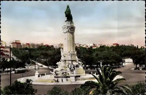 Ak Sintra Cintra Portugal, Praca do Marquês do Pombal