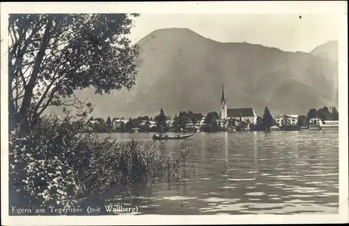 Ak Egern am Tegernsee Oberbayern, Wallberg, Kirche