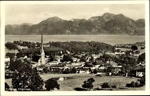 Ak Prien am Chiemsee Oberbayern, Panorama