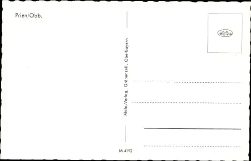 Ak Prien am Chiemsee Oberbayern, Panorama