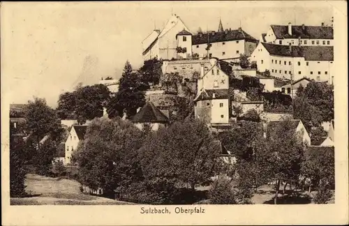 Ak Sulzbach Rosenberg Fränkische Alb Oberpfalz, Ortsansicht