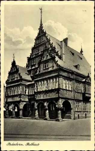 Ak Paderborn in Westfalen, Rathaus