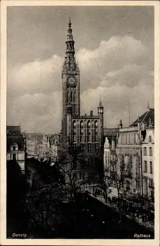 Ak Gdańsk Danzig, Rathaus